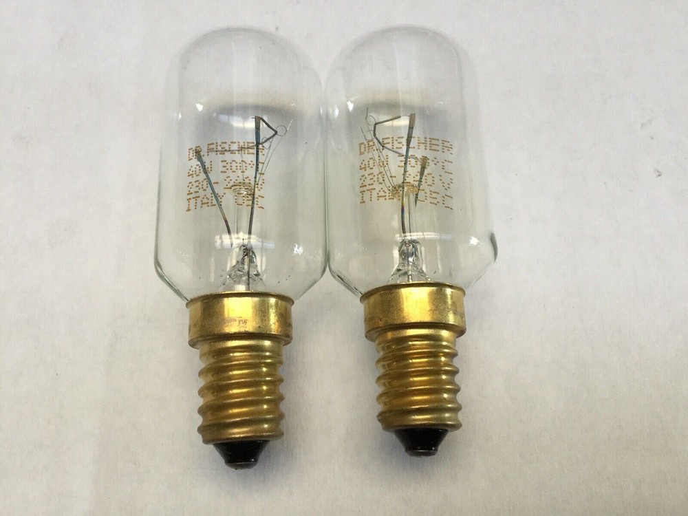 2 x AEG Competence Oven Lamp Light Bulb Globe B9978-5-M 944185445