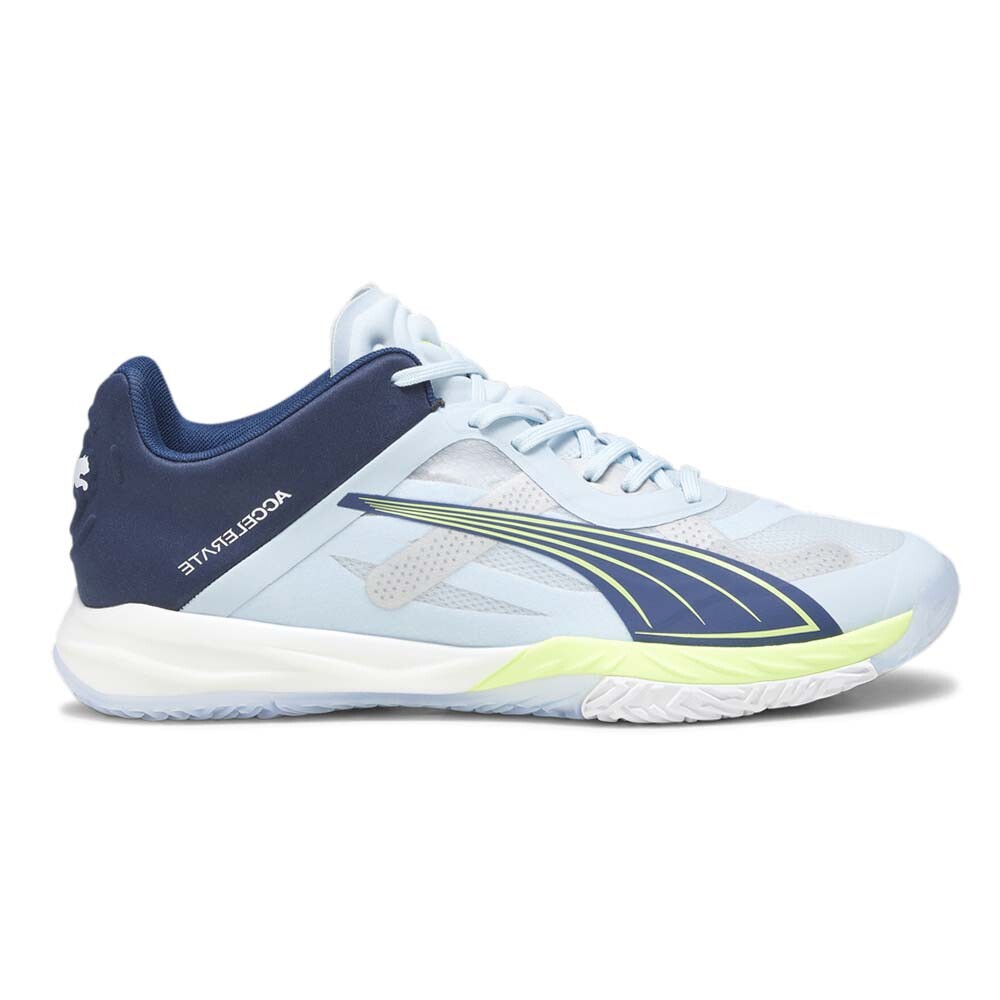Puma Accelerate Nitro Sqd Racquet Sports  Mens Blue, Silver Sneakers Athletic Sh
