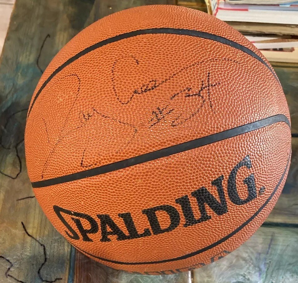 Ray Allen Autograph Signed Game Ball Basketball Spalding In Person. #34 Hoops