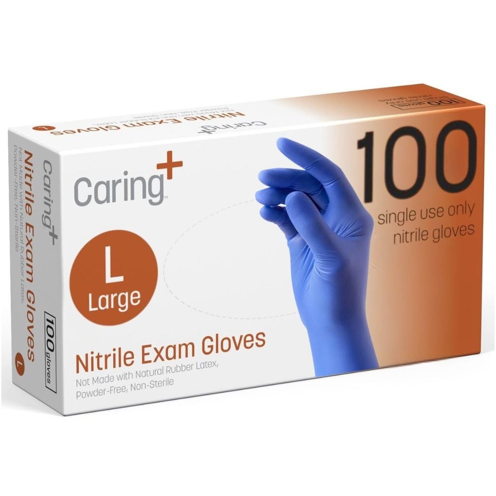 Nitrile Exam Gloves 100ct Powder Free Non Latex Disposable Medical Gloves