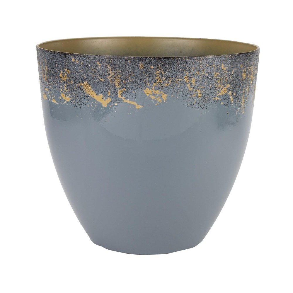 11.5 Inch Seabrook Decorative Round Planter - Lightweight Premium Resin Plant...