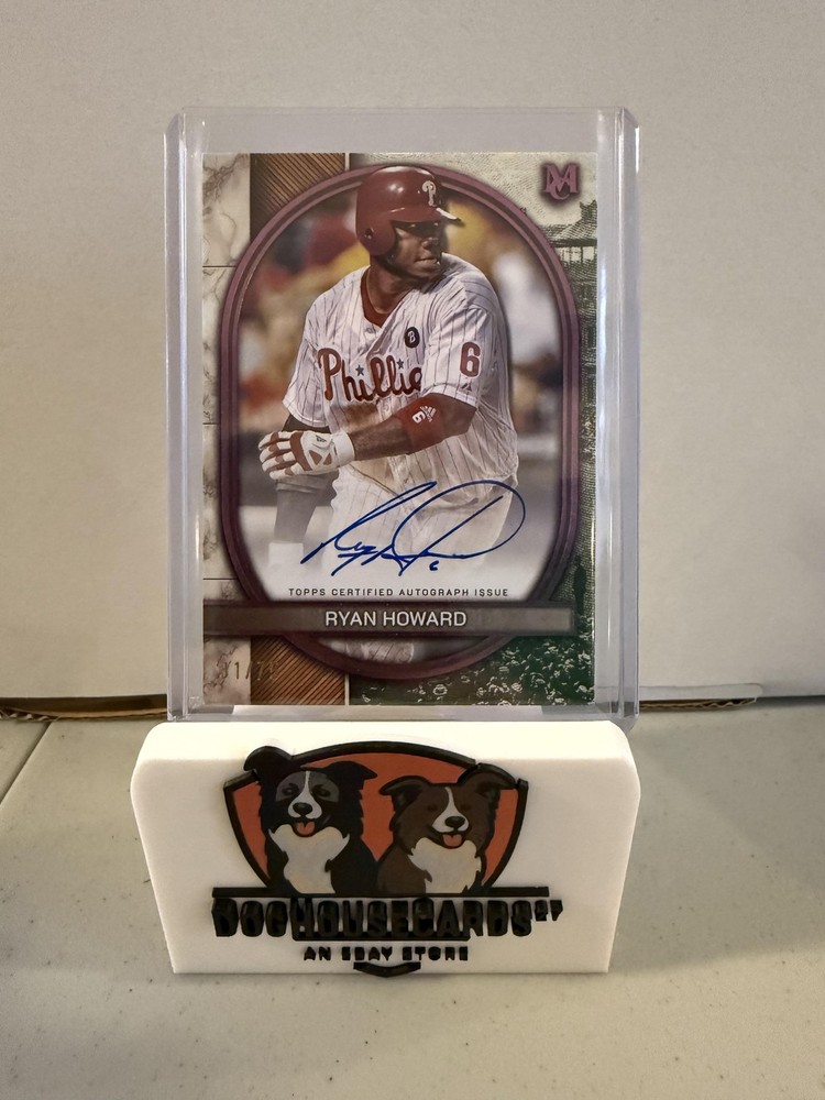 2025 Topps Museum Collection #AA-RH Ryan Howard Archival Autographs /75
