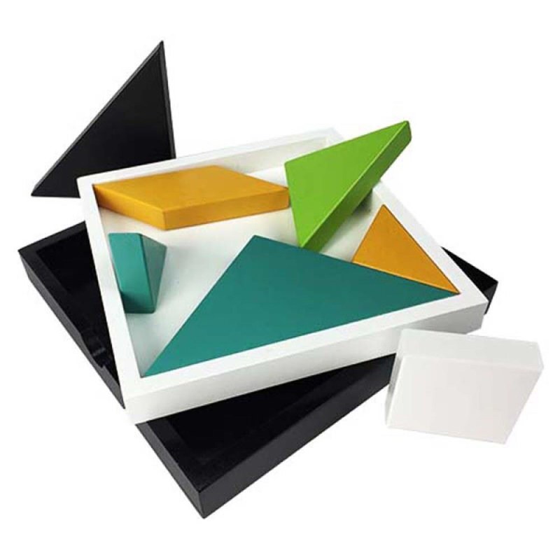 Just Teasing - Tangram Brain Teasers Wooden Puzzles BrainTeaser Gift