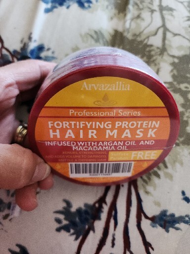 Arvazallia Argan & Macadamia Oil Protein Hair Mask for Stronger Hair