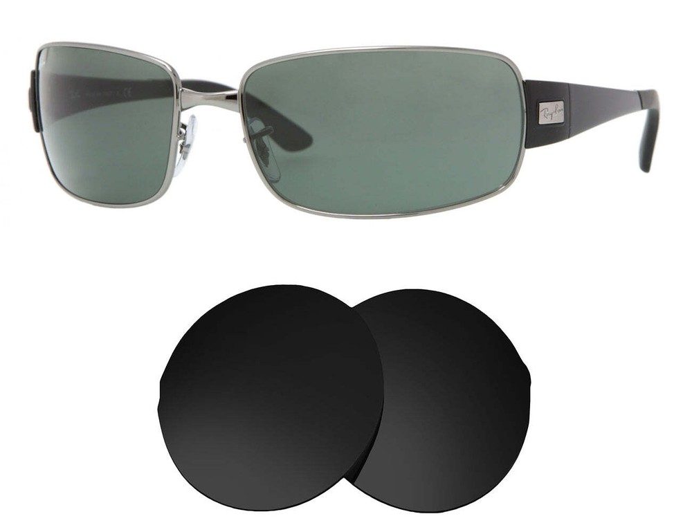 Seek Optics Replacement Sunglass Lenses for Ray-Ban RB3421 62mm