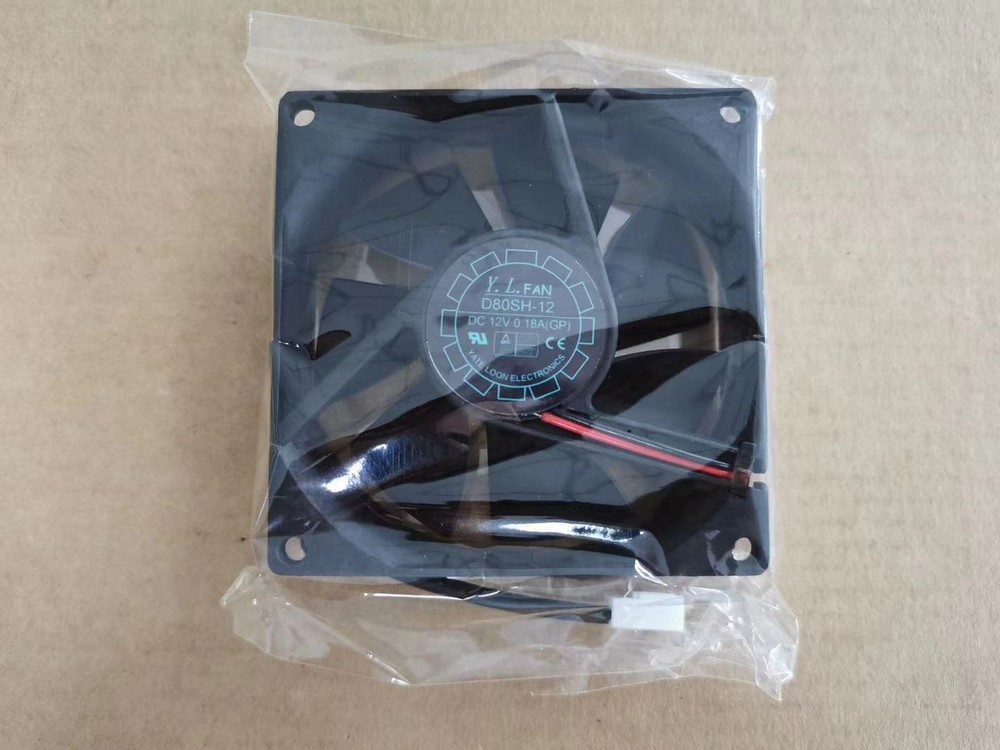 YALN D80SH-12 8025 12V 0.18A 8CM Mute Chassis Power Cooling Fan