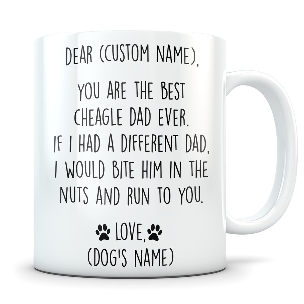 Cheagle Gift Cheagle Dad Cheagle Mug Cheagle Gift For Men Cheagle Dad Mug