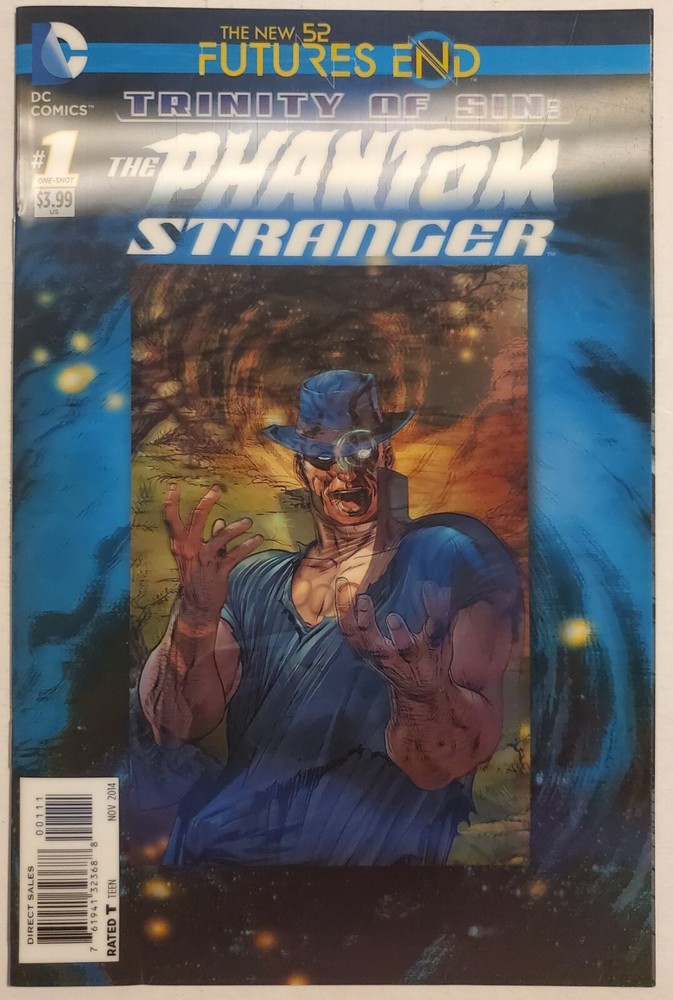 PHANTOM STRANGER 1 ONE-SHOT 3-D LENTICULAR VARIANT HARLEY QUINN BIG AUCTION NOW!