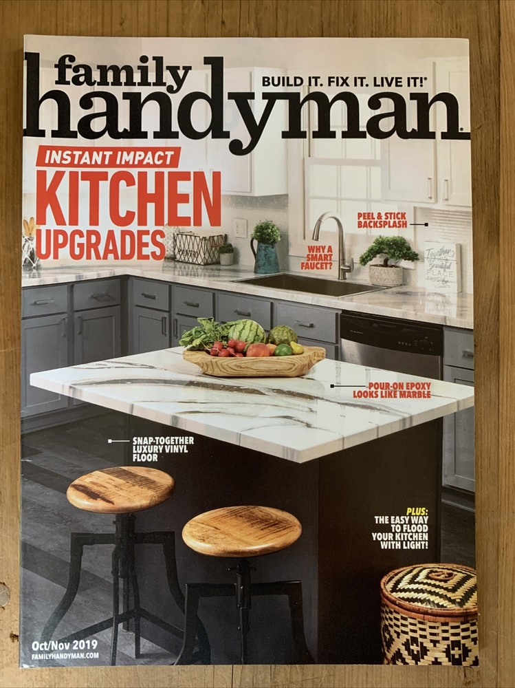 Magazine - FAMILY HANDYMAN - Oct/Nov 2019 - DIY - Kitchen Upgrades