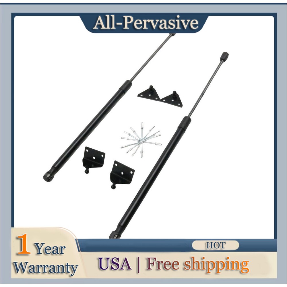 2Pcs Gas Strut Shock Damper Spring Prop Hood LIFT For Toyota Tacoma 2005-2014
