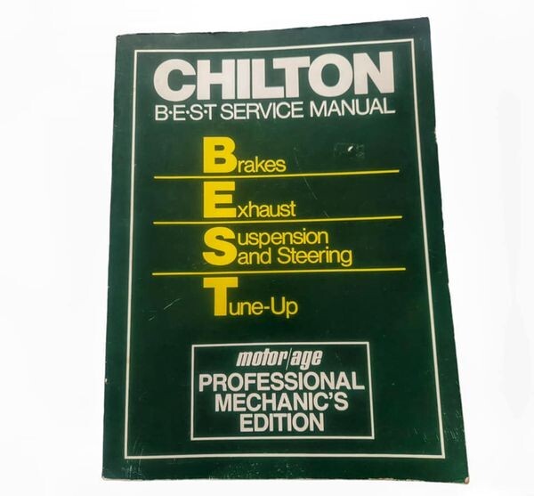 CHILTON Best Service Manual Paperback John Weise 1983 Softcover #7398