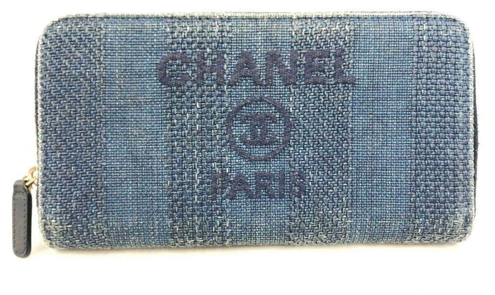 Chanel Round Zipper Long Wallet in Black 29734572