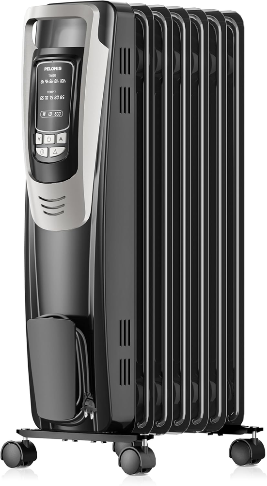 Radiator Heater for Indoor Use Large Room with Remote, Thermostat & LED Display,