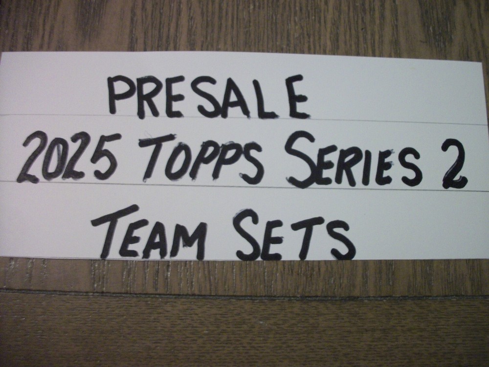 2025 Topps Series 2 Team Sets Presale - Updated 05/30-image