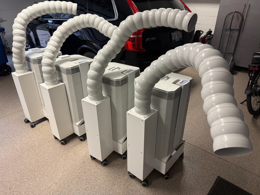 IQAir HealthPro  Plus Air Purifier with Flex Vac Tube (two Machines)