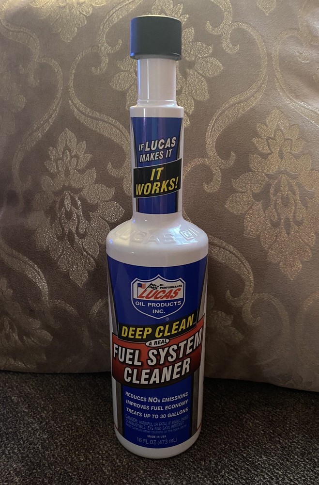 Lucas Oil 10512 Deep Clean- Fuel System Cleaner 16 Fl oz New