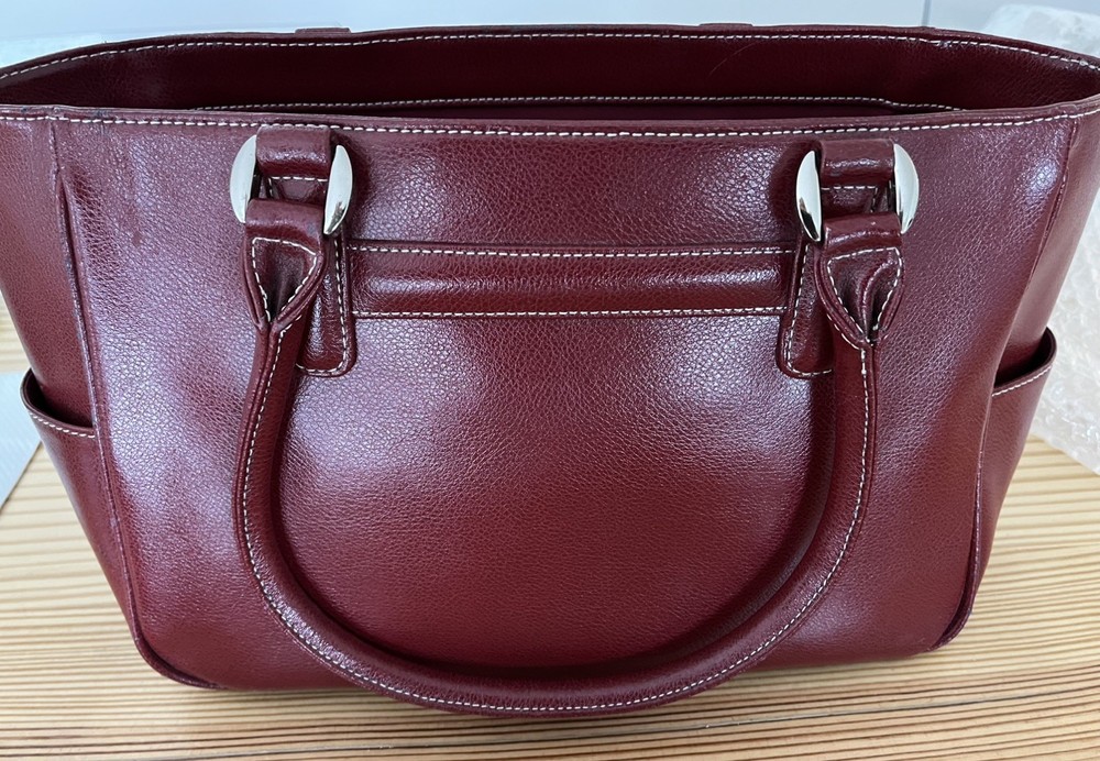 HAMANO Tote Bag Leather RED