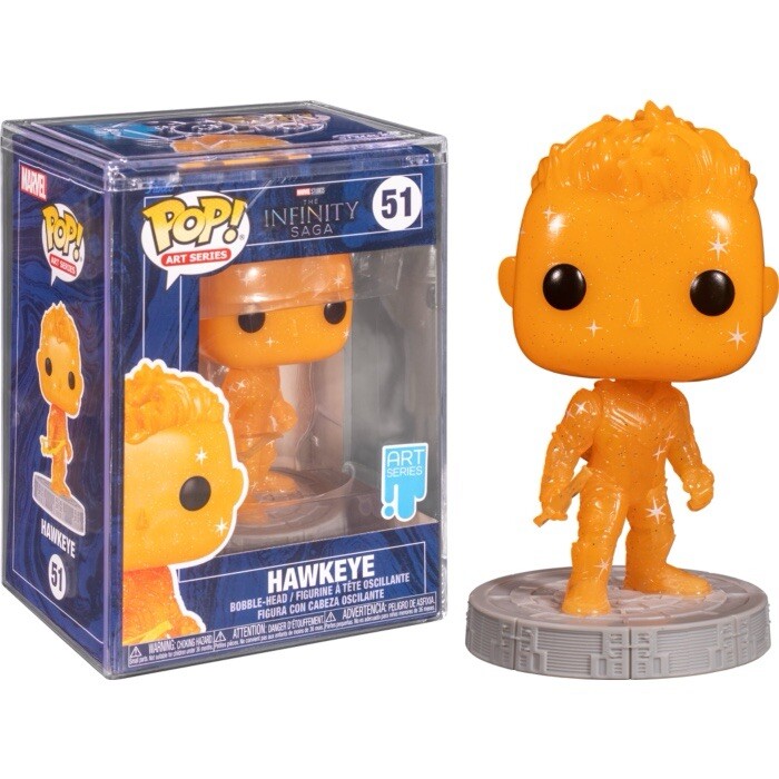 Hawkeye Orange Infinity Stone Artist Series Funko Pop Vinyl 51 Avengers 4