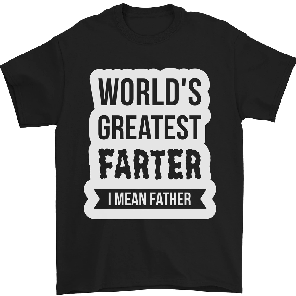 Fathers Day Farter Funny Flatulence Fart Mens T-Shirt 100% Cotton