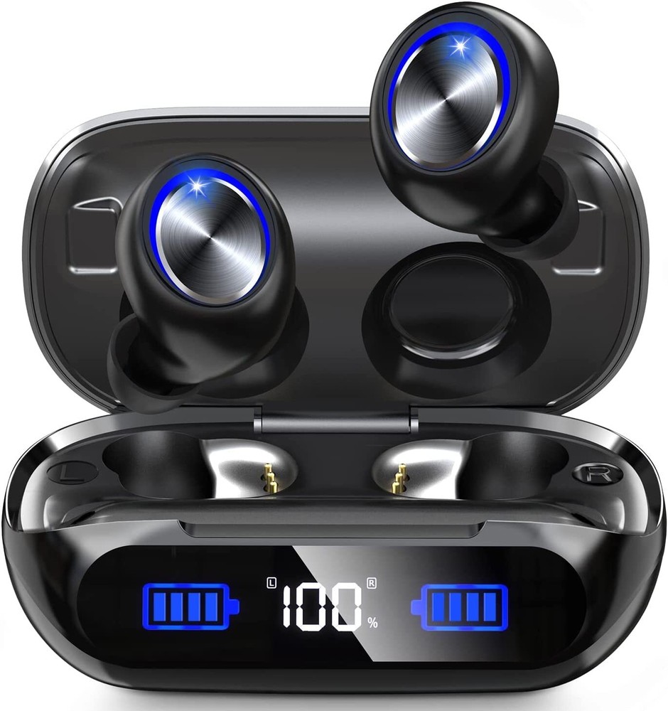 YIPUT Wireless Earbuds Bluetooth 5.3 Headphones 200 Hours Playtime with 2000m...