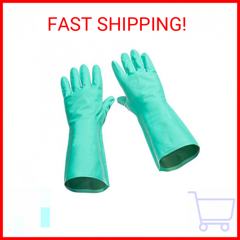 Best Nitrile Rubber Cleaning, Household, Dishwashing Gloves, Latex Free, Vinyl F