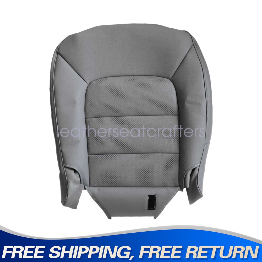 2005-2006 Ford Expedition Limited Gray Driver Side Bottom Leather Seat Cover