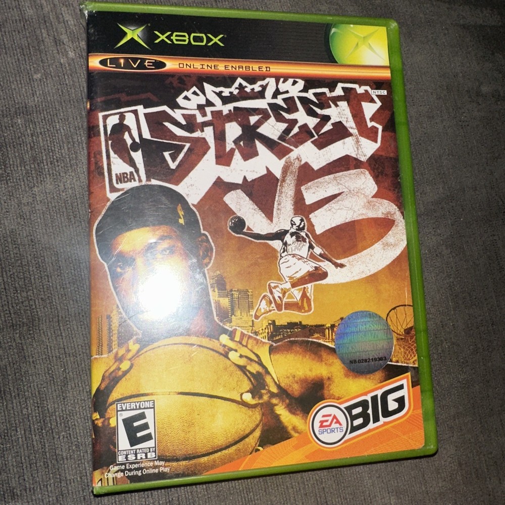 NBA Street V3 - Vol 3 (Microsoft Xbox, 2005) Complete w/ Manual Tested EA Sports
