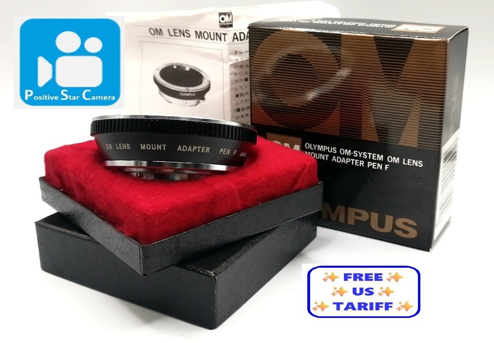 🎦👀✨Unused✨ Olympus OM-System OM Lens Mount Adapter For PEN F From JAPAN