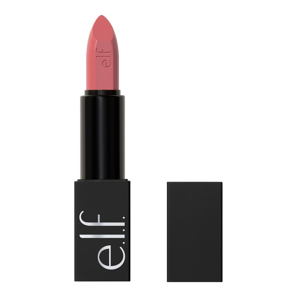 elf O Face Satin Lipstick in Effortless - Creamy, Long-Lasting Shade #81787