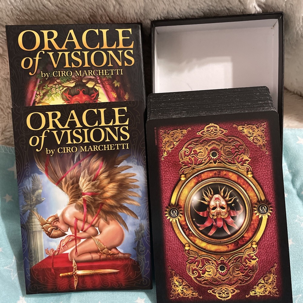 Oracle Of Visions By  Ciro Marchetti 52 Large Cards N Book Set