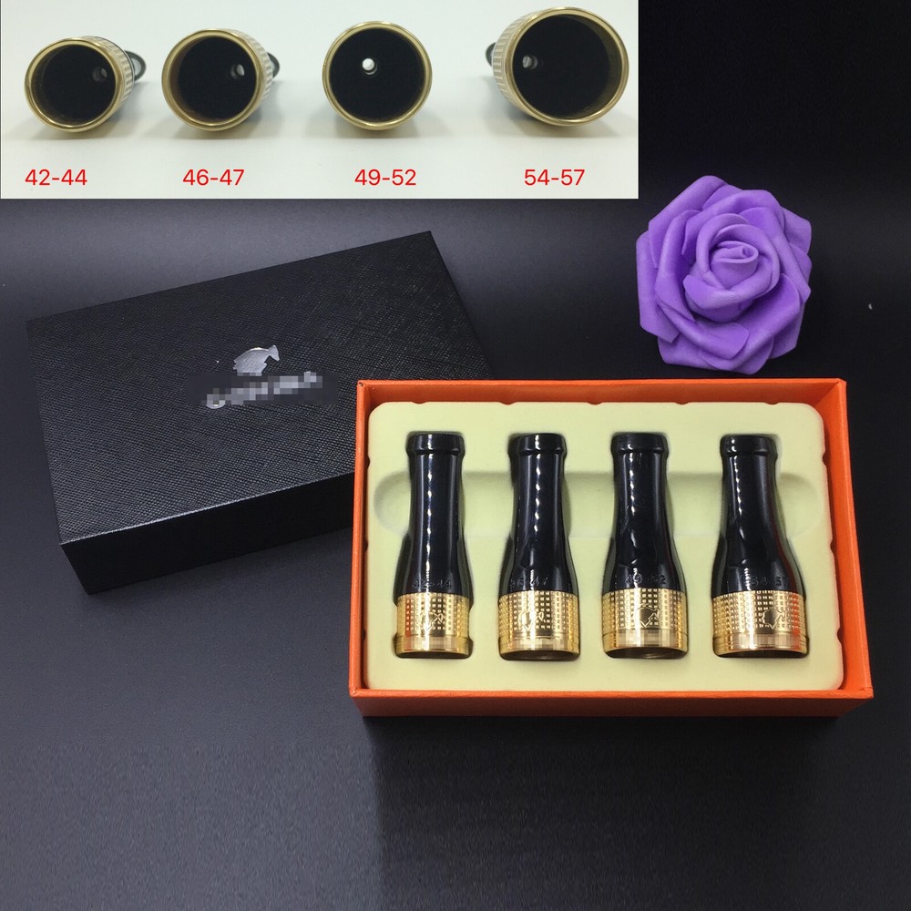 Cigar Cigarette Holder Portable Metal Resin Cigar Mouthpiece 4 Sizes Gift Box