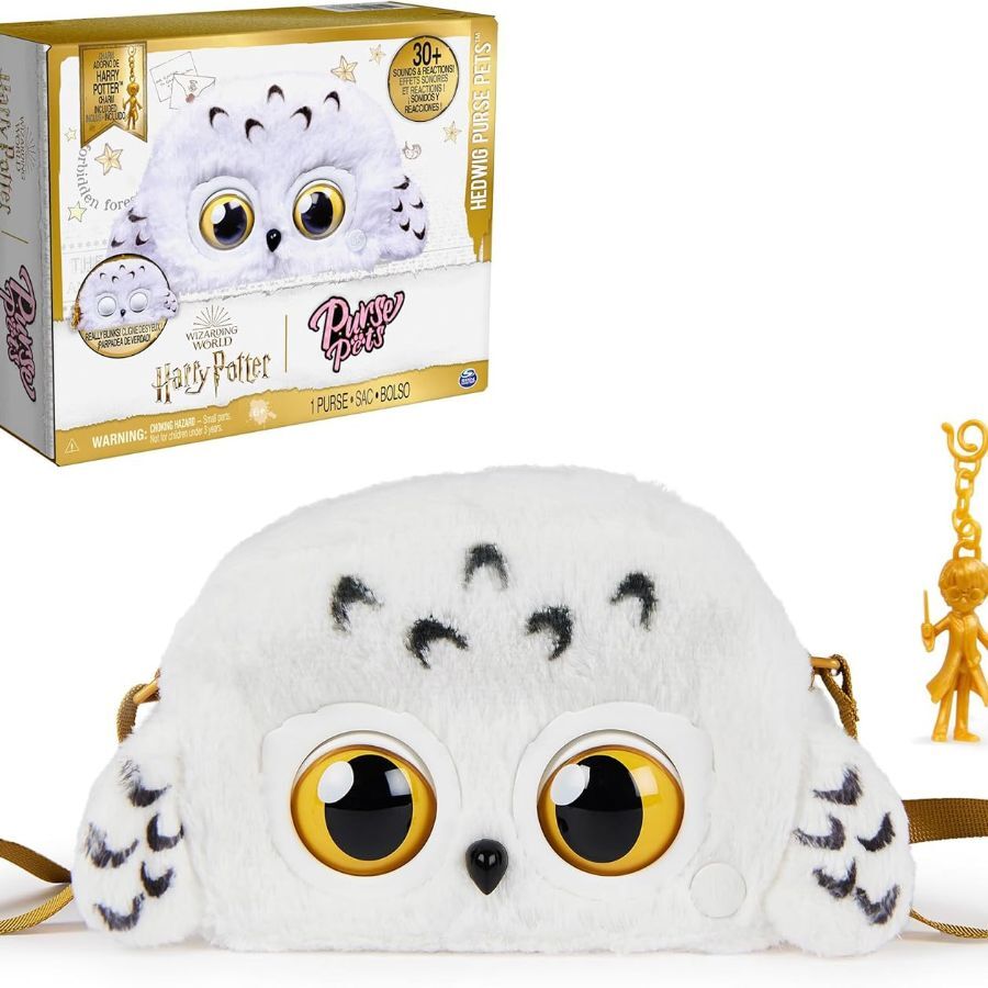 Hedwig Purse Pets Interactive Pet Toy and Shoulder Bag, over 30 Sounds