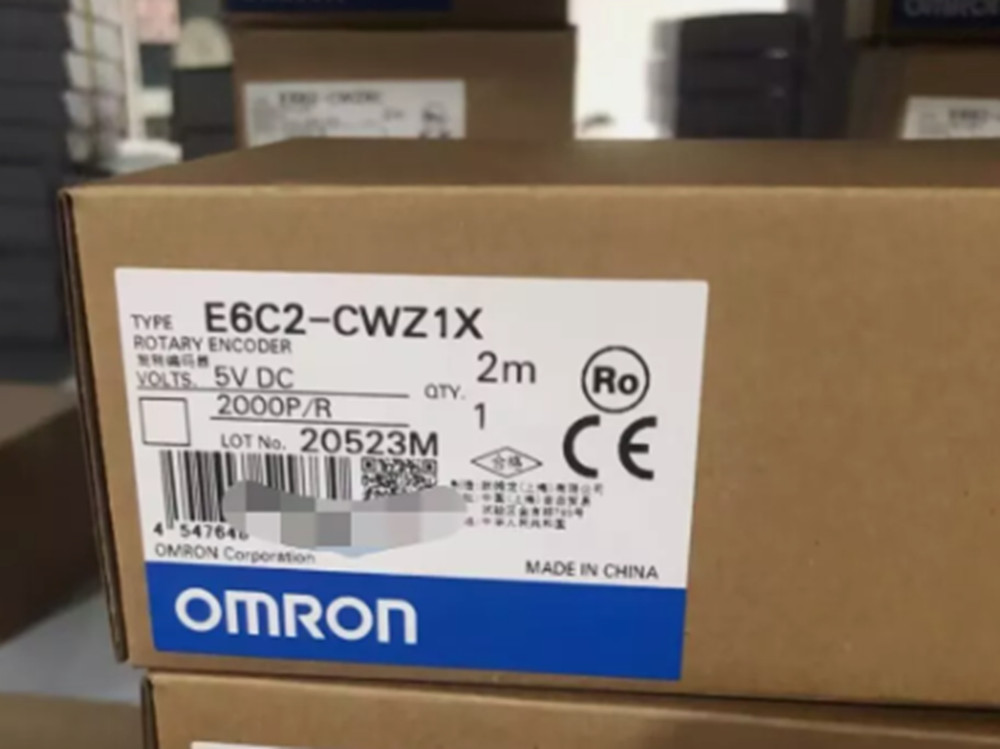 New Omron E6C2-CWZ1X E6C2CWZ1X 200P/R 5V DC 2M Rotary Encoder