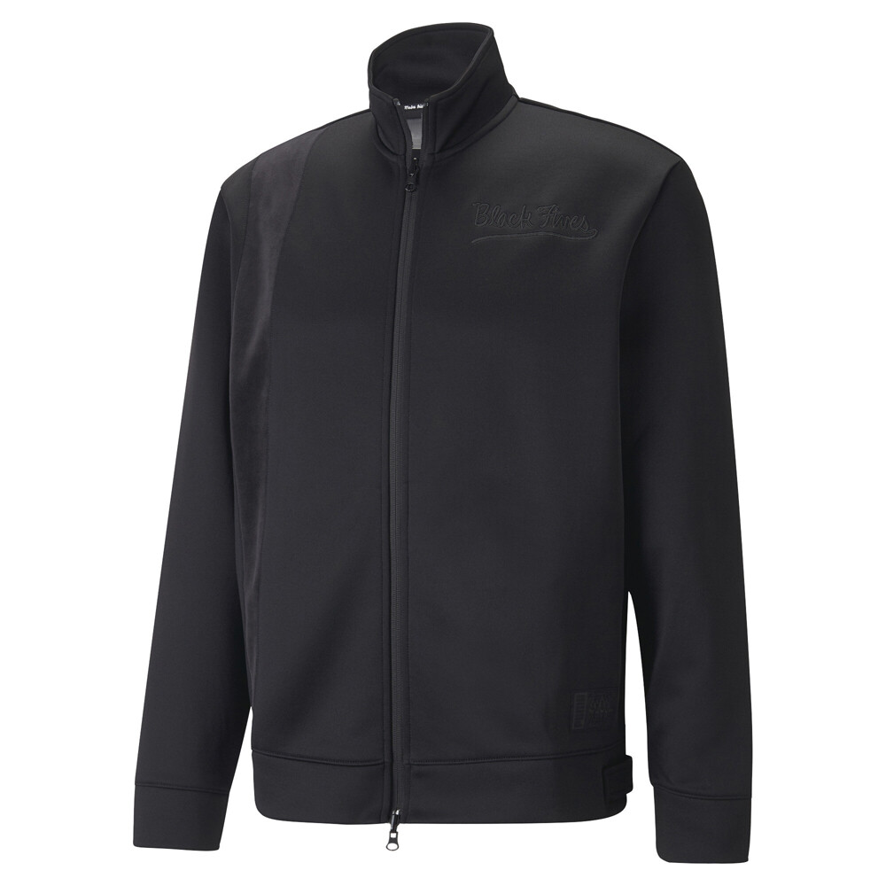 Puma Pre Game Full Zip Jacket Mens Black Casual Athletic Outerwear 53448801