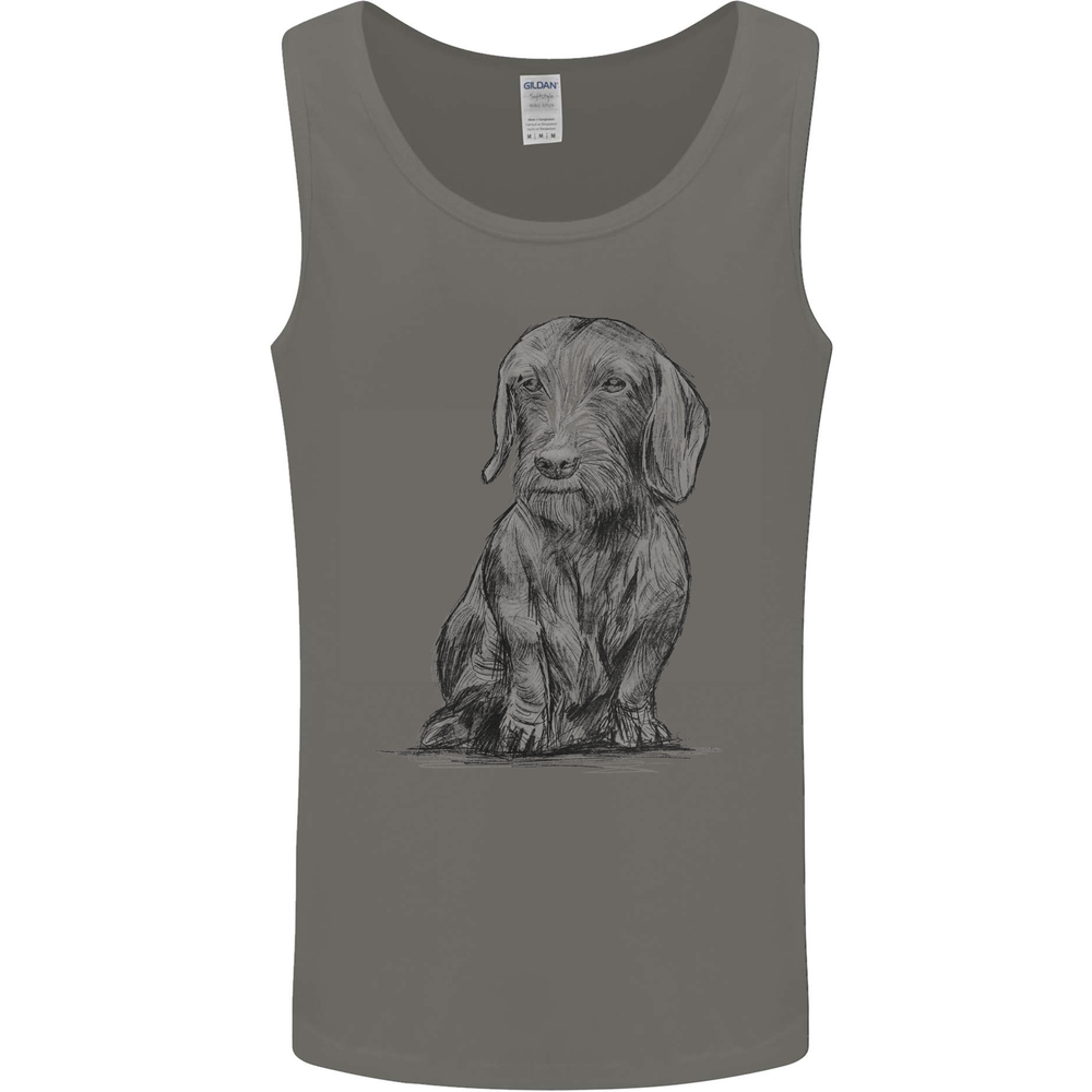 A Dachshund Dog Mens Vest Tank Top