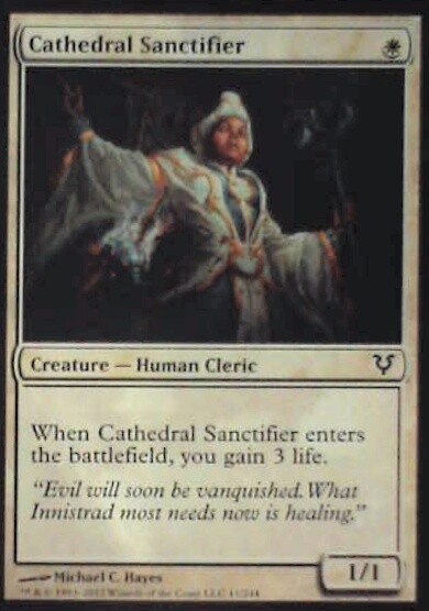 Cathedral Sanctifier Avacyn Restored MTG Card