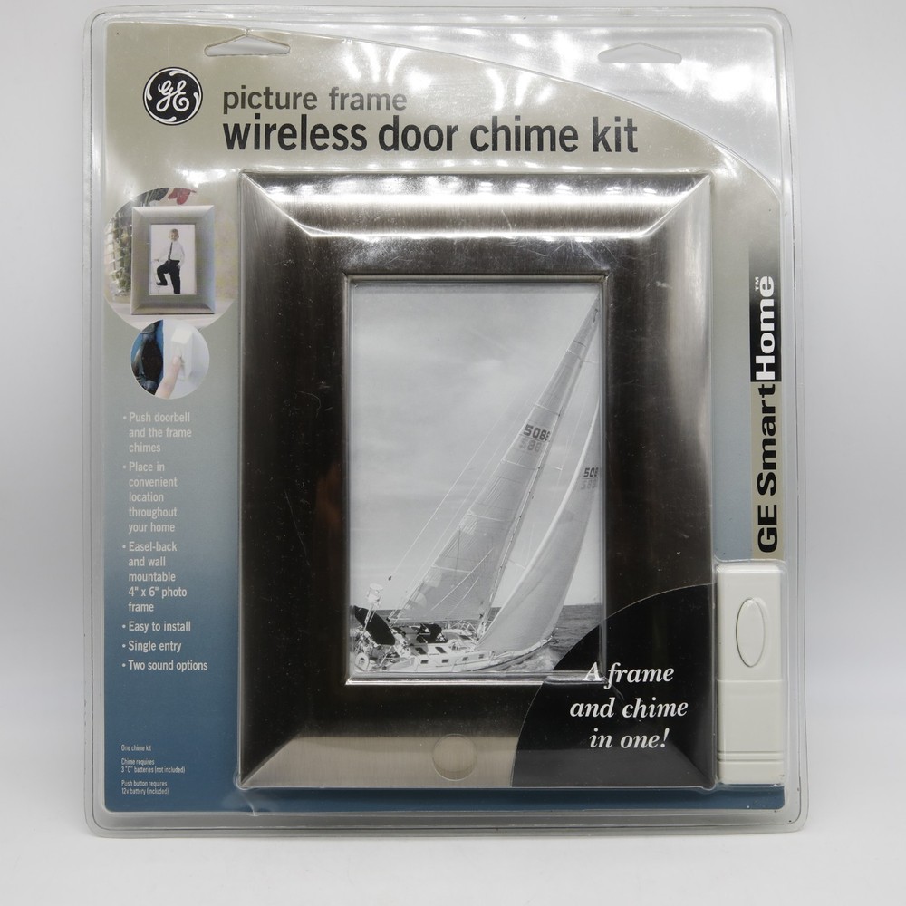 GE Wireless Smart Doorbell Chime Kit with Portable Picture Frame Display