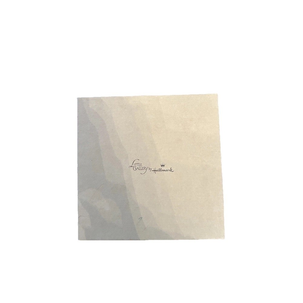 VTG Hallmark Little Gallery Pewter Plate Girl Stroller Special Day Collectible