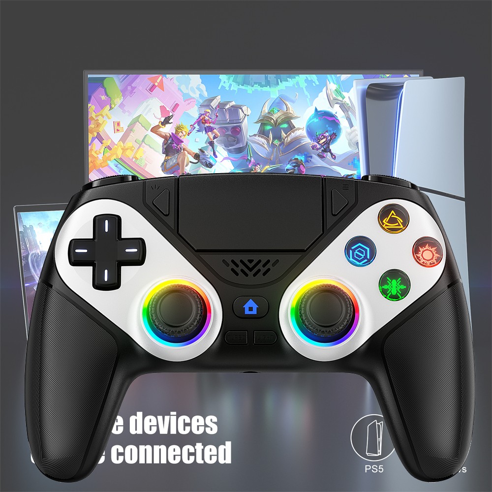 🔥1-PCS For Sony Playstation 5 PS5 DualSense Wireless Black Controller w/Flash🔥