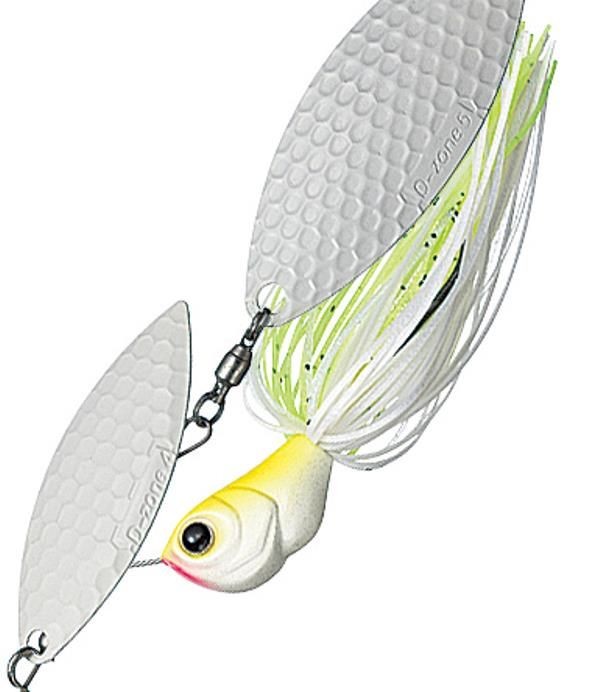 Evergreen D Zone Spinnerbait Buzzbait 1/2oz Double Willow Blade Used