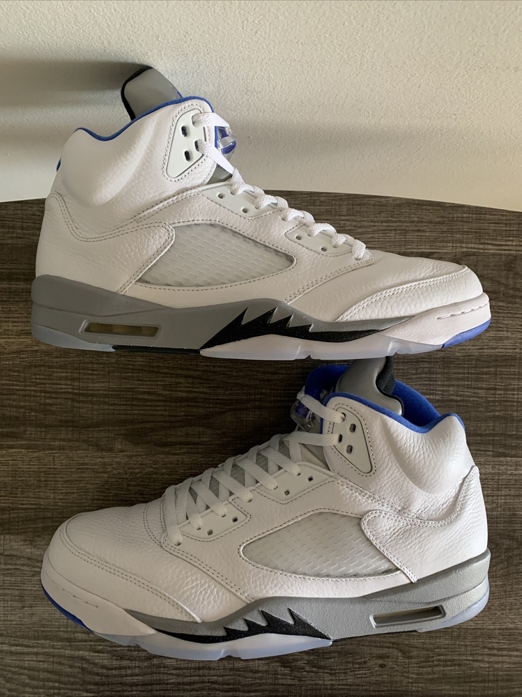 Size 13 - Nike Air Jordan 5 Retro White Stealth 2.0 2021