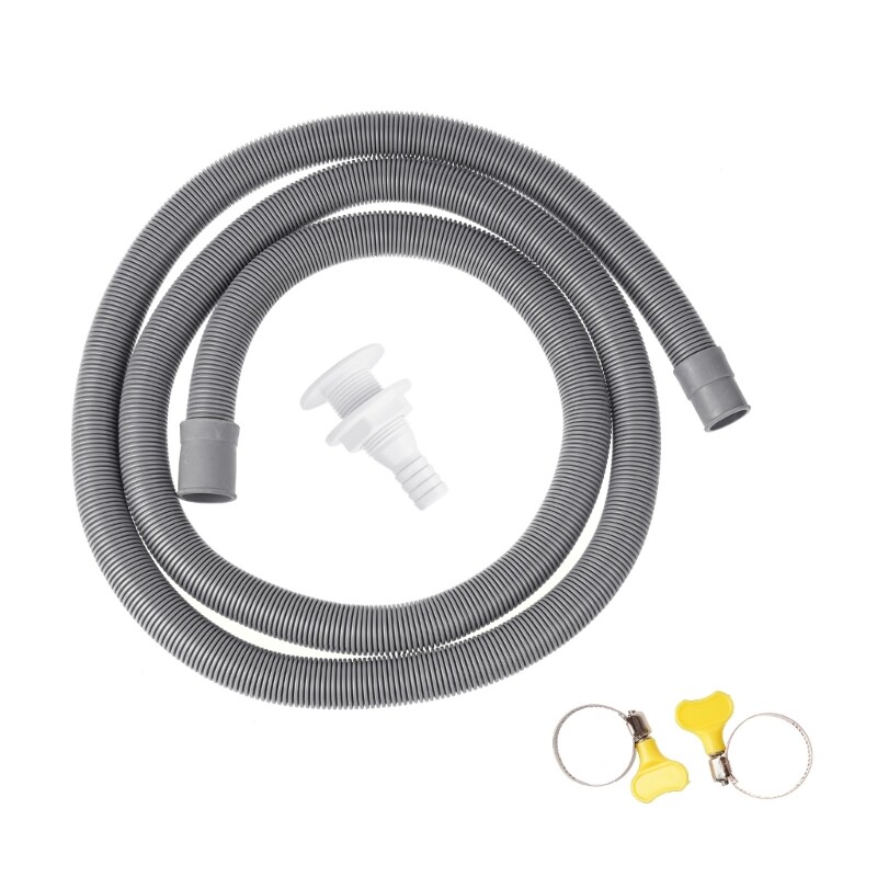 Practical 2 Meter Hose set Washing Machine Drain Extension