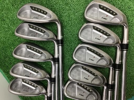 TaylorMade RAC OS Iron Set 3-9+PW+AW+SW Rifle 90HT Flex-R 10pc RH Japan Import