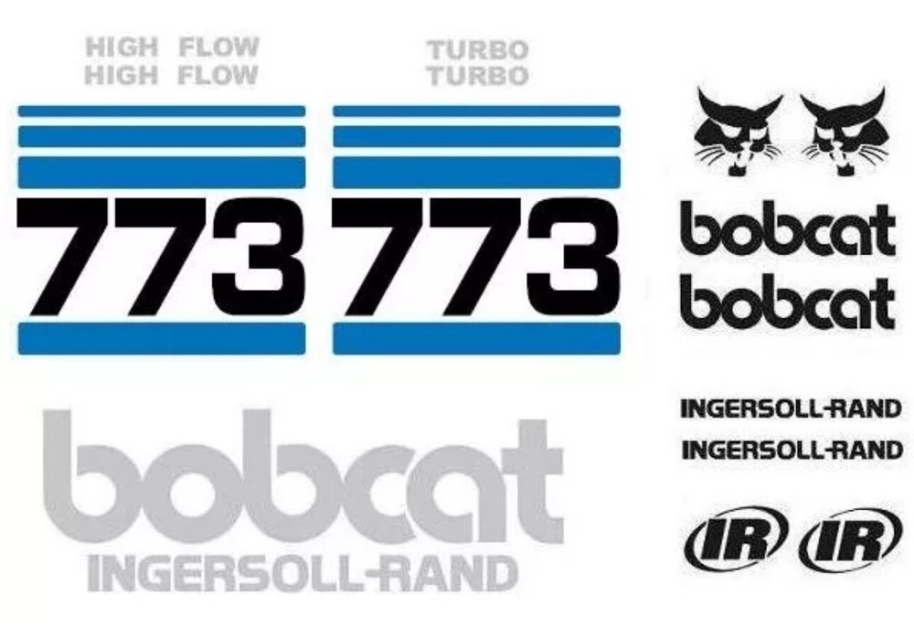 Bobcat 773 Skid Steer Full Decal Sticker Kit for Original Look O3L