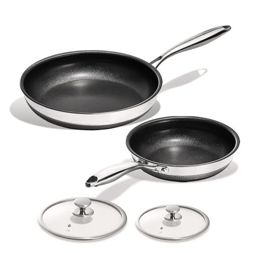 Non Stick Frying Pans Set - 2 Piece (10, 12