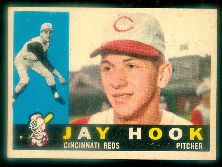 1960 TOPPS #187 JAY HOOK EXMT