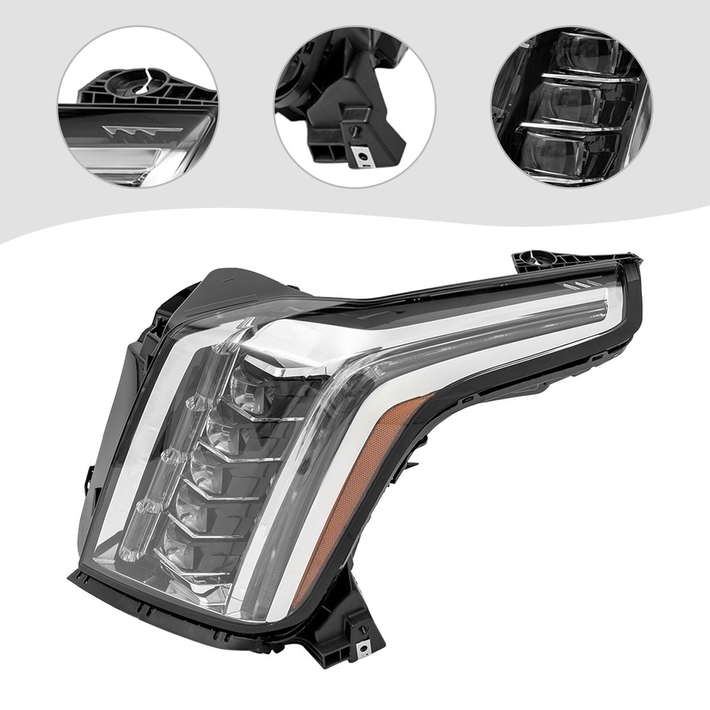 For 2015-2020 Cadillac Escalade ESV LED Headlight Headlamp Left Driver Side