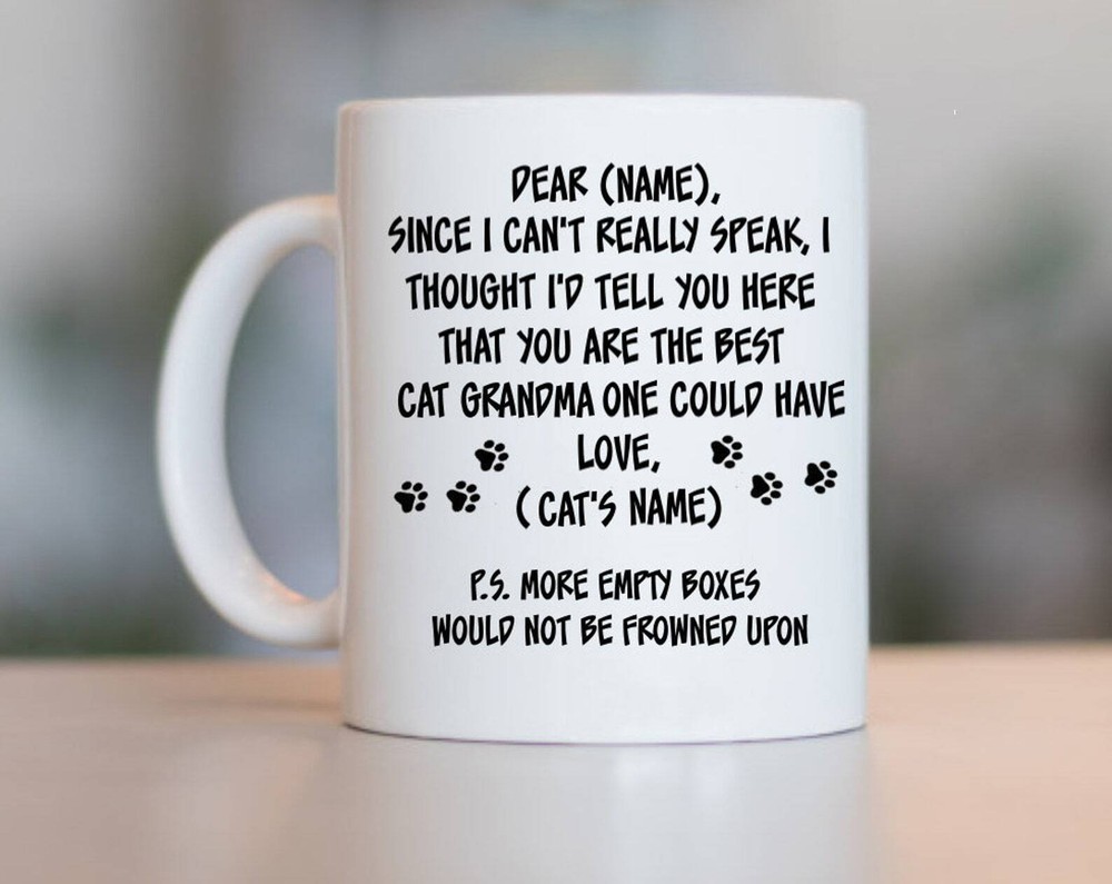 Cat Grandma Gift Grandma Cat Cat Grandma Mug Cat Mug Cat Gift Cat Grandma Coffee