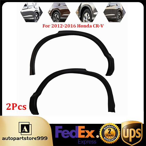 2pc Rear Fender Trim Wheel Flare Arch Molding For Honda CRV CR-V 2012-2016