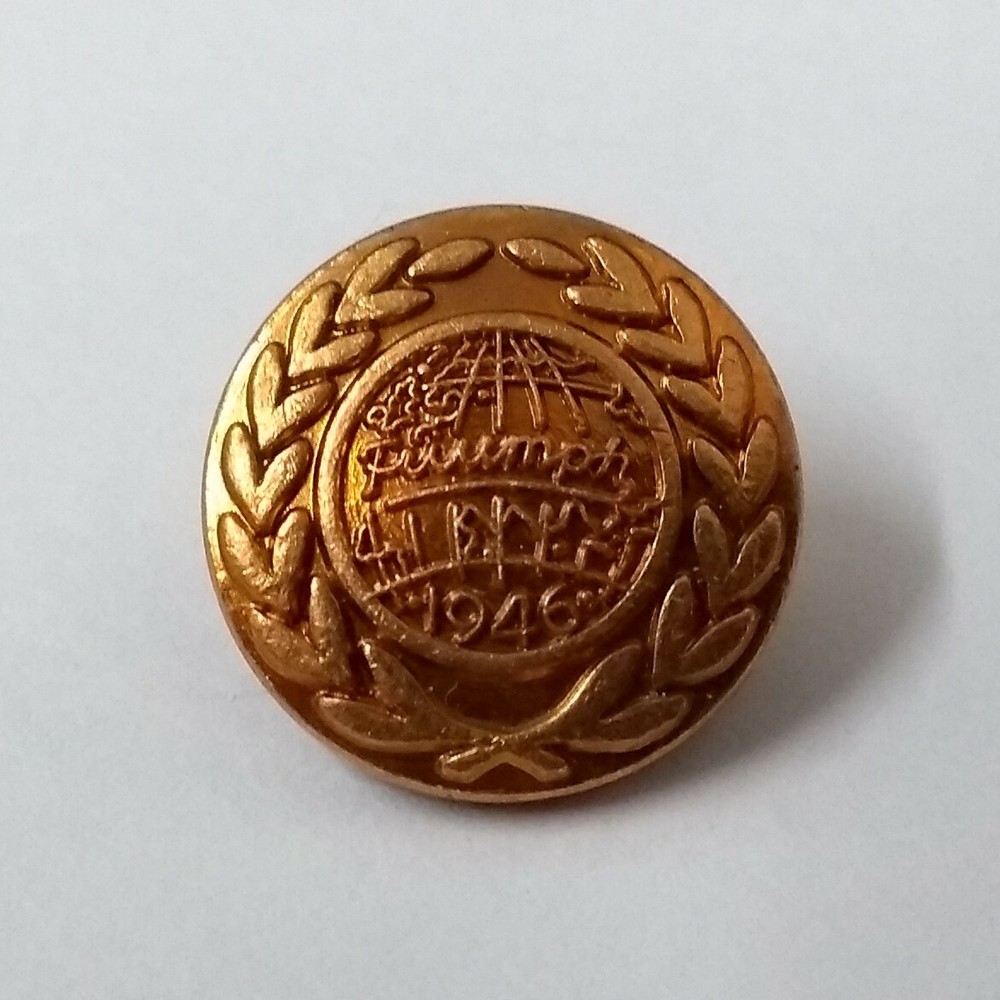 Genuine Vintage Classic British Triumph Car Company 1946 Buttons x 2